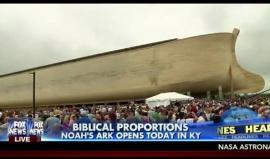 #شاهد توافد كبير على "سفينة نوح" التي بناها قس أمريكي فى إحدى المناطق الريفية بولاية كنتاكى