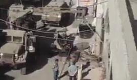 قوات الاحتلال تصادر مخرطة تعود للمواطن يوسف جورج شاهين في بلدة ببت فجار صباح اليوم .