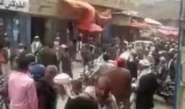 فيديو من صنعاء .. مواجهات في أعقاب اعلان علي عبد الله صالح الحرب ضد الحوثي