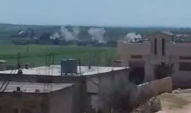 #شاهد | هجوم قوات النظام السوري بالأسلحة الكيماوية على #خان_شيخون بريف #إدلب والتي أسفرت عن استشهاد أكثر من 100 مدني غالبيتهم أطفال وإصابة 400 آخرين. 
#خان_شيخون_تختنق
#ChemicalAssad
#Idlib