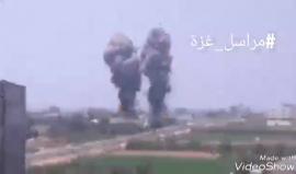 #شاهد غارة جوية إسرائيلية عنيفة تستهدف موقع "قريش" التابع للمقاومة غرب #غزة، ظهر اليوم.