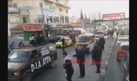 انطلاق مسيرة تشييع جثمان الشهيد_قصي العمور من مشفى بيت جالا الى مسقط راسه في بلدة تقوع شرق بيت لحم.