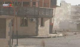 مشاهد للقصف العنيف من قبل قوات النظام على حي الوعر في #حمص