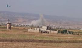 غارتان لطيران النظام على مدينة كفرلاها شمال حمص