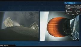 شركة "سبيس إكس" تطلق صاروخا من طراز "فالكون 9"، سبق لها استخدامه قبل عام تقريبا في أول إطلاق ناجح لصاروخ مداري مستخدم، وتكللت المهمة بعودة الصاروخ مرة أخرى والهبوط على منصة بالمحيط الأطلسي.