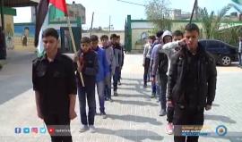 أول فريق كشافة من المكفوفين في غزة