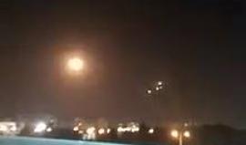 #شاهد
صواريخ القبة الحديدية التي أطلقها الاحتلال في أجواء شمال قطاع غزة.