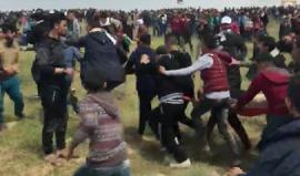 اصابة مواطن برصاص الاحتلال شرق غزة