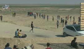 #شاهد مسيرة العودة في الجمعة العاشرة على الحدود الشرقية لقطاع غزة