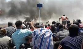 #مباشر من نقطة الصفر أمام السياج الفاصل شرق مدينة غزة . 
#مليونية_العودة