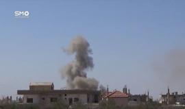 #سوريا: الطيران الحربي يشن غارتين جويتين على بلدة الغارية الغربية بريف #درعا