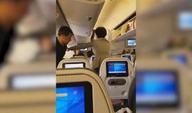 #شاهد شجار وكدمات على متن طائرة ركاب متجه من طوكيو إلى لوس انجليس