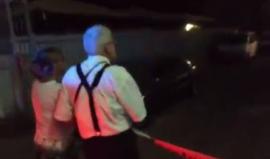 #شاهد من مكان سقوط الصاروخ في سديروت بعد إطلاقه من قطاع #غزة مما تسبب بأضرار وحالة هلع كبيرة