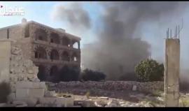 #شاهد غارات #روسيا و الأسد على منطقة آسيا بريف حلب مساء اليوم.
تصوير: سامي الرج