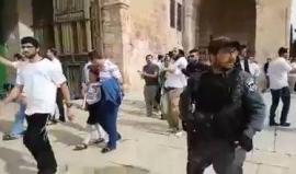 #شاهد هكذا استباح المستوطنون المسجد الأقصى وسط توتر كبير في المكان