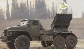 مشاهد لاستهداف مواقع النظام على جبهة قرية عزيزة في #حلب