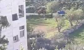 #فيديو استمرار الحملة الأمنية التي تستهدف السيارت المشطوبة في بلدة قطنة ومنطقة شمال غرب القدس