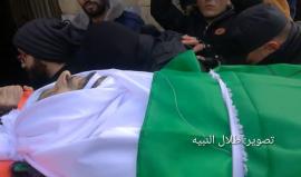 جانب من تشييع جثمان القائد في حركة#حماس عماد العلمي بمدينة غزة. تصوير: طلال النبيه