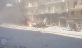 #شاهد | ليلة السابع والعشرين من رمضان في حلب.. مشاهد مؤلمة للمجزرة التي ارتكبتها طائرات الأسد في حي طريق الباب عصر اليوم.
(مركز حلب الإعلامي)