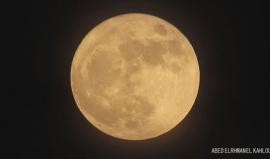 #شاهد #القمر_العملاق كما ظهر في سماء غزة اليوم ..
تصوير عبد الرحمن الكحلوت