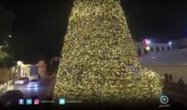 #شاهد 
تصوير جوي لشجرة الميلاد وكنيسة المهد في مدينة #بيت_لحم.