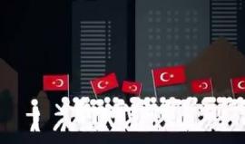 #شاهد
فيلم "انيميشن" يحاكي بطولة الأتراك وتصديهم لمحاولة الانقلاب الفاشلة.