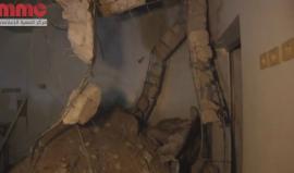 خروج المشفى الوطني في مدينة معرة النعمان عن الخدمة إثر قصف الطيران الحربي الروسي بثلاث غارات شديدة الإنفجار المشفى بشكل مباشر