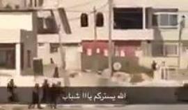 جانب من المواجهات العنيفة المستمرة بين الشبان وقوات الاحتلال في حي ام الشرايط جنوب رام الله.