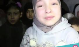 صحفي سوري يسأل الأطفال داخل الملاجئ بالغوطة الشرقية: مين جوعان ؟ .. وهذا كان ردهم !