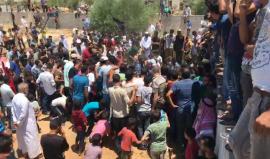 #مباشر مراسم دفن الشهيد محمد ابو دقة الذي ارتقى بالأمس يقصف مدفعي شرق خانيونس

تصوير يوسف اصليح