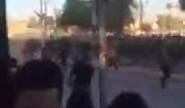 #فيديو القوات العراقية تطلق النار صوب متظاهرين أكراد