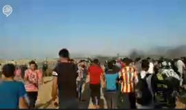 #مباشر من أمام السياج الفاصل شرق خانيونس جنوب قطاع غزة في جمعة الوفاء للطواقم الطبية والإعلامية