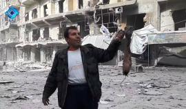 ثلاثون شهيداً حتى اللحظة .. الطيران الروسي يحول مدينة #حلب لـ “مذبحة”