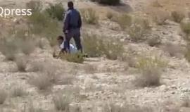 #شاهد: شرطة الاحتلال تعتقل أطفالا قاصرين، خلال تصديهم لطواقم الصندوق القومي الصهيوني التي تحاول الاستيلاء على أراضيهم في قرية العراقيب في النقب المحتل