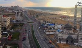 #شاهد الغروب اليوم من شاطىء مدينة #غزة 
تصوير عبد الرحمن الكحلوت