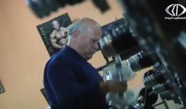 الحاج عبد الرحمن.. سبعيني يمارس رياضة كمال الأجسام ‏- رمزي أبو جزر