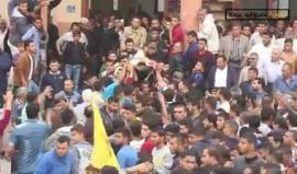 #شاهد
 جنازة الشهيد أحمد رشاد العثامنة الذي ارتقى اليوم برصاص قناصة الاحتلال شمال غزة