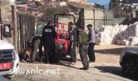#فيديو الاحتلال يفتش العمال بطريقة استفزازية ومهينة برفقة كلاب بوليسية في حي بئر أيوب ببلدة سلوان بالقدس