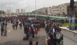 التهجير القسري جريمة حرب ..نظام الأسد و روسيا هجّروا 11 ألف شخص من حي الوعر في حمص