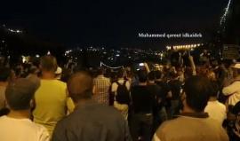 #شاهد "لبيك يا أقصى" هتافات الشبان في باب الاسباط.
تصوير:محمد قاروط ادكيدك