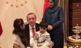 #أردوغان يقابل الطفلة السورية بانا العابد