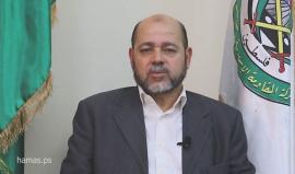 #شاهد ..نائب رئيس المكتب السياسي لحركة "حماس"، موسى أبو مرزوق  في تهنئة للأسرى بمناسبة #عيد_الفطر : عهد علينا أن نبذل كل ما في وسعنا من أجل أن تخرجوا من عتمة السجون، وشمس الحرية قادمة إن شاء الله.