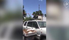 #فيديو قوات الاحتلال تطلق قنابل الغاز في حي الطور بالقدس