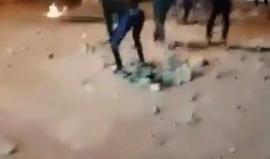 #فيديو لحظة إصابة الصحفي محمد نصار خلال تغطيته تصدي اهالي قرية مادما بنابلس لاقتحامات المستوطنين مساء اليوم