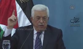#شاهد .. رئيس السلطة وحركة فتح محمود عباس يتوعد المقاومين بالاعتقال والسجن ويؤكد أن قواته تمنع العمليات بأوامر منه وأن التنسيق الأمني مع العدو مستمر وهو ملتزم بمنع المقاومة ويقوم بواجبه الأمنية تجاه " إسرائيل" على أكمل وجه .
