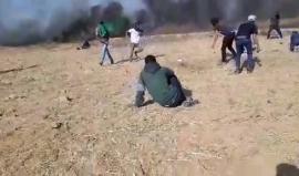 #مباشر سحب السلك الزائل مع الاحتلال على الحدود الشرقية لمدينة خانيونس