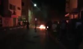 مشاهد من المواجهات العنيفة بين الشبان وقوات الاحتلال المقتحمة لمحافظة #جنين فجر اليوم