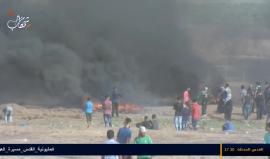 #مباشر فعاليات #مليونية_القدس على طول الحدود الشرقية لقطاع غزة