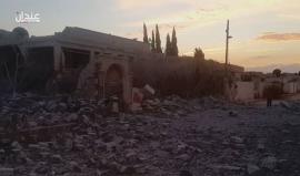 دمار جراء قصف جوي على مدينة #عندان بريف #حلب الشمالي
تصوير: عدنان مدلج