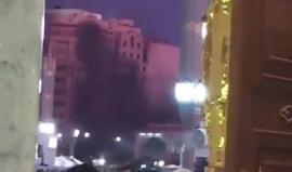 #عاجل #السعودية | حريق بالقرب من #المسجد_النبوي قبل قليل عقب التفجير الانتحاري